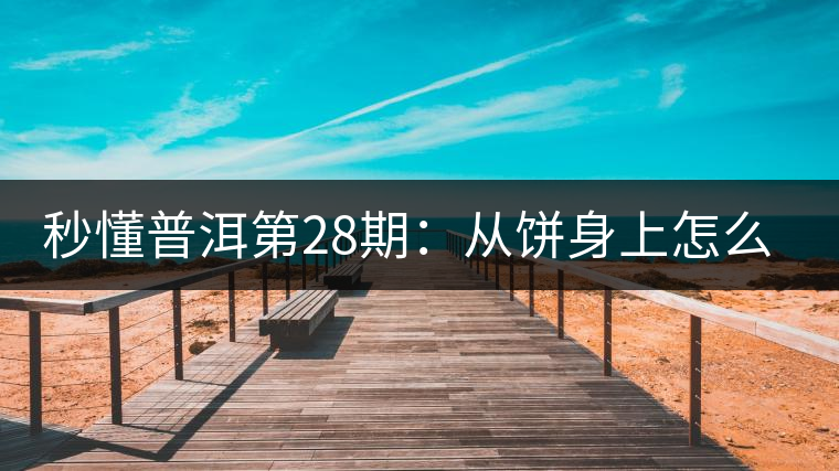 秒懂普洱第28期：從餅身上怎么辨識干倉與濕倉 普洱茶？