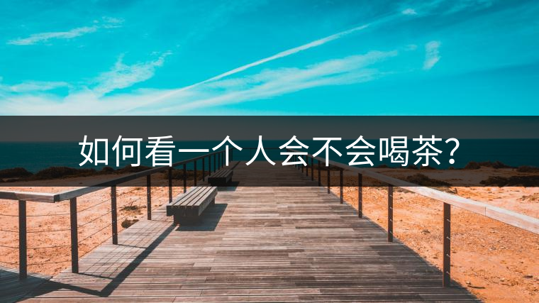 如何看一個(gè)人會(huì)不會(huì)喝茶？
