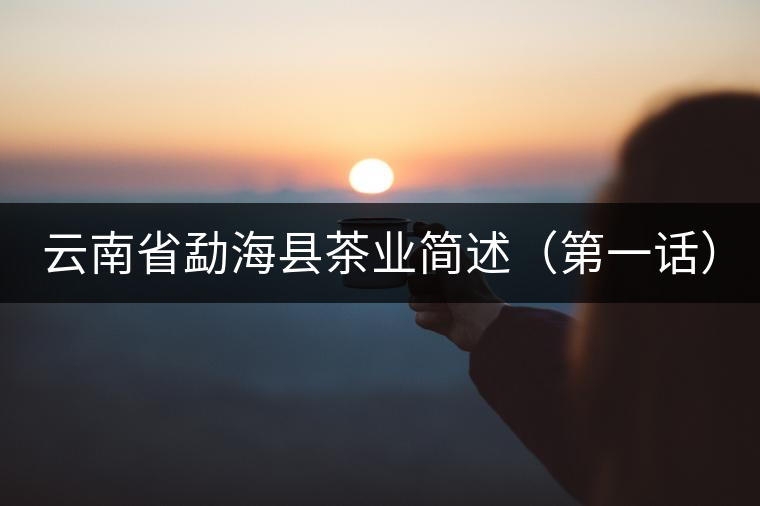 云南省勐?？h茶業(yè)簡(jiǎn)述（第一話）
