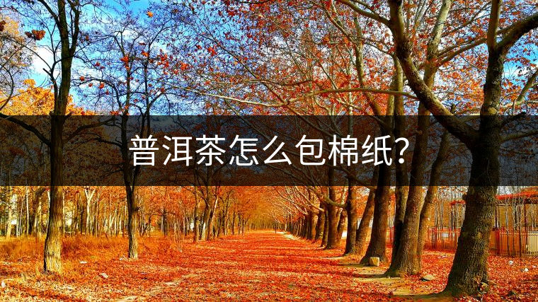 普洱茶怎么包棉紙？