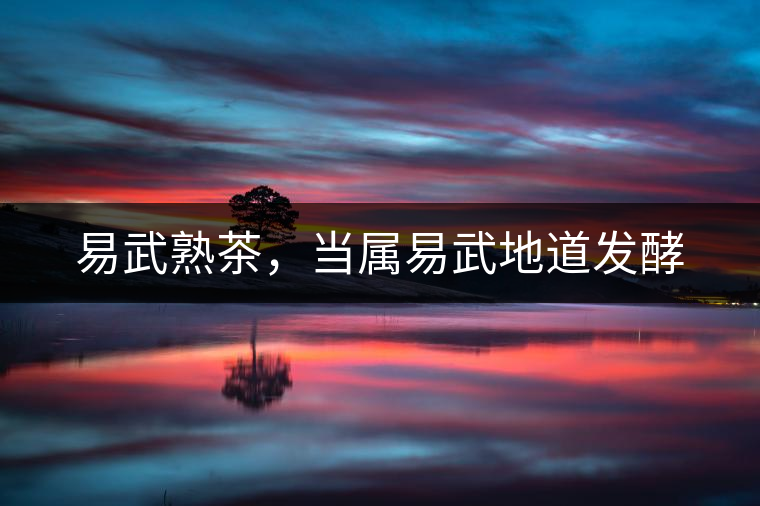 易武熟茶，當(dāng)屬易武地道發(fā)酵