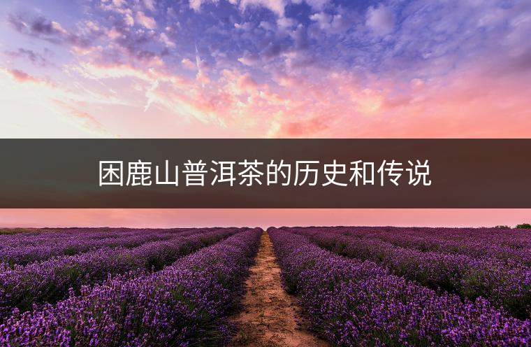 困鹿山普洱茶的歷史和傳說(shuō) 困鹿山普洱茶的歷史和傳說(shuō)